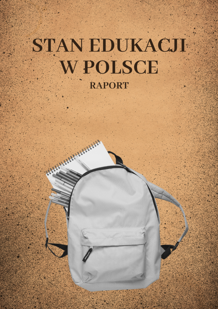 Okładka raportu - Stan Edukacji w Polsce