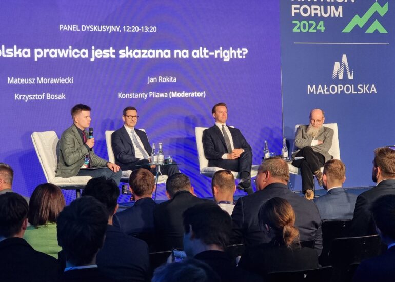 Debata podczas Forum Krynica